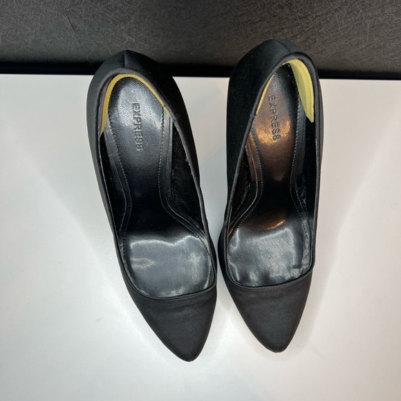 express matte satin stiletto heels - Picture 7 of 13